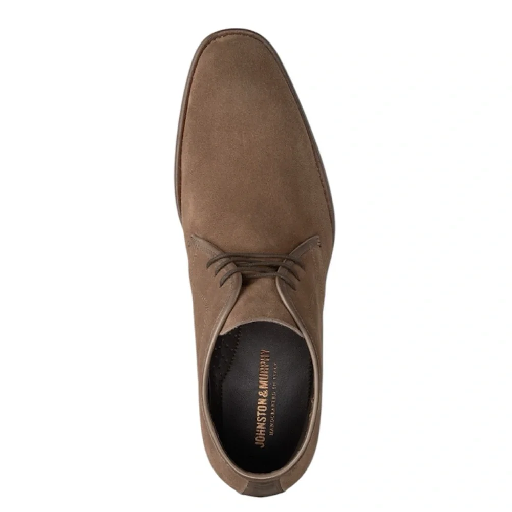 Men's Taupe Suede Chukka Boots